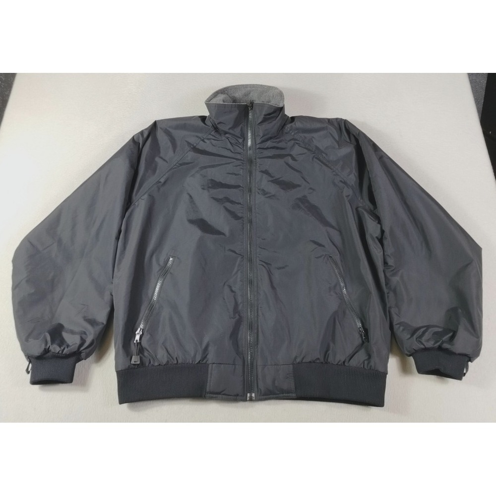 Galls Jacket Mens‎ Large Black Waterproof Bomber Fleece Lined Workwear Nylon